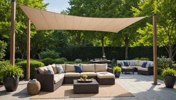 Ajoutez de l'élégance à votre extérieur avec une voile ombrage