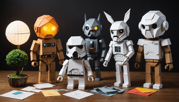 Découvrez des kits papercraft 3D pour tous les niveaux